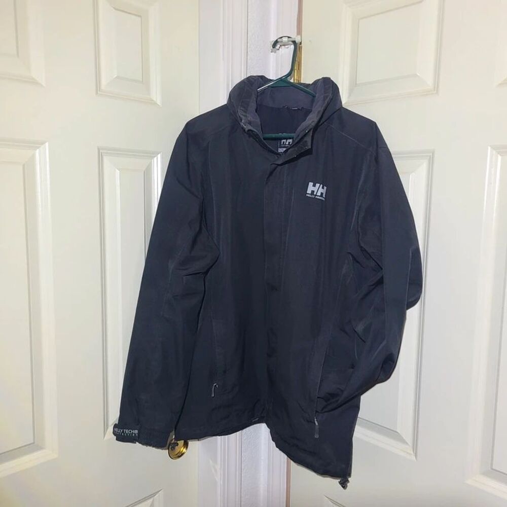 Helly hansen rain jacket with hood XL